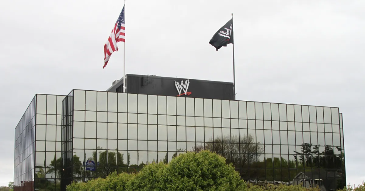 The world headquarters of the professional wrestling company WWE. (Photo by John O'Neill)
