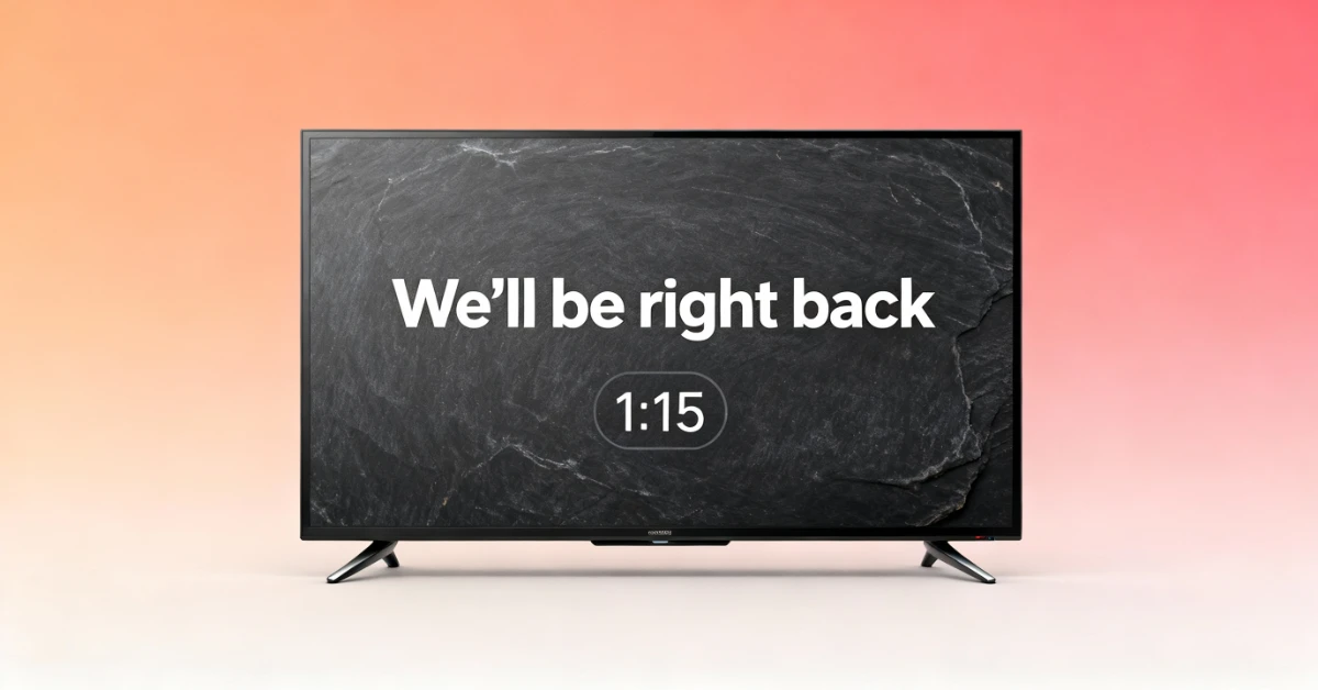 BLANK Countdown Slate 2 WEBP TD Continuity slate.