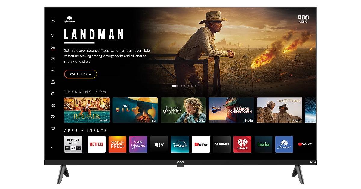 The Onn TV powered by Vizio is the first to use SmartCast instead of Roku TV or Android TV. (Courtesy image, Graphic by The Desk)