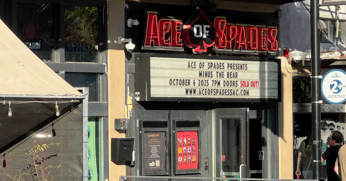 Ace of Spades, a live music venue in Sacramento, California. The concert hall is owned by Live Nation Entertainment. (Photo by Matthew Keys)