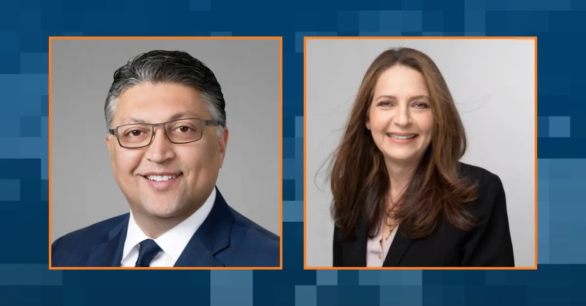 From left: Paramount Chief Legal Officer Makan Delrahim and Entravision President Maria Martinez-Guzman. (Courtesy photos)