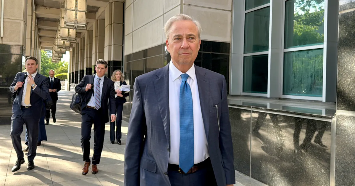 Nexstar CEO Perry Sook attends a hearing in an antitrust lawsuit challenging his company's acquisition of TEGNA. (Photo by Matthew Keys for The Desk)
