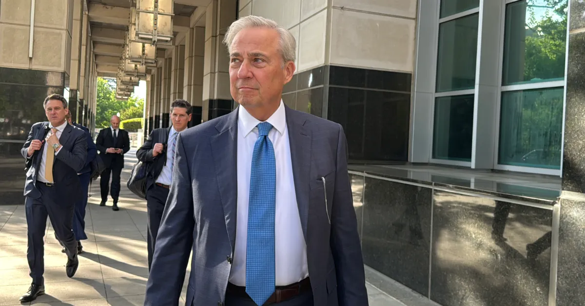 Nexstar CEO Perry Sook attends a hearing in an antitrust lawsuit challenging his company's acquisition of TEGNA. (Photo by Matthew Keys for The Desk)