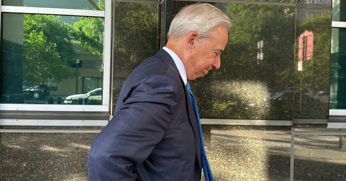 Nexstar CEO Perry Sook exits the U.S. Courthouse in Sacramento, California. (Photo by Matthew Keys for The Desk)