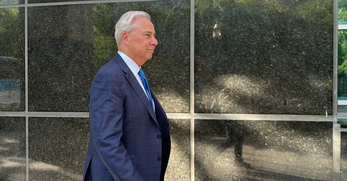 Nexstar CEO Perry Sook exits the U.S. Courthouse in Sacramento, California. (Photo by Matthew Keys for The Desk)