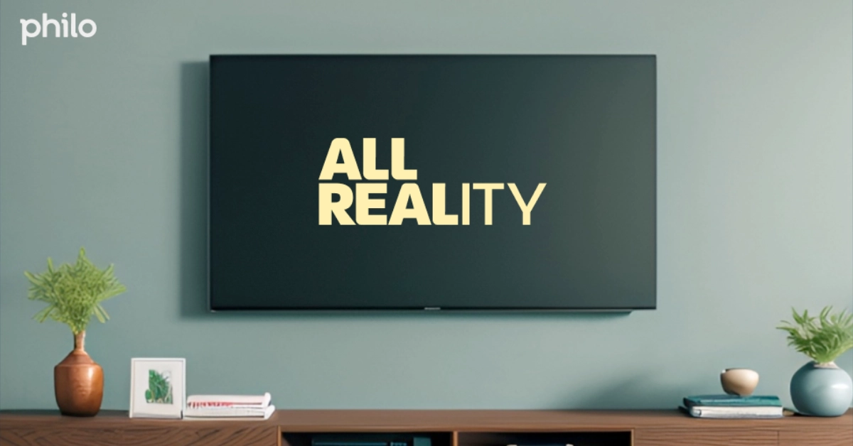 All Reality on Philo graphic.