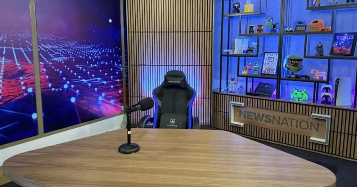 BLANK Chicago Studio NewsNation WEBP TD A new production studio in Chicago will support NewsNation's digital programs and podcasts. (Courtesy image)