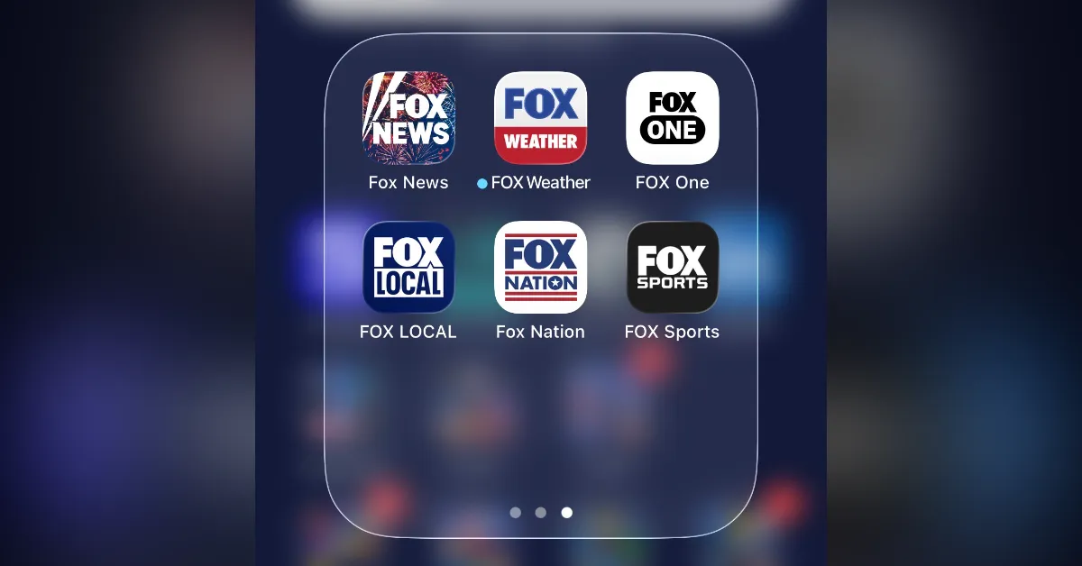The Fox News mobile app has a refreshed brand identity that ties into the national America 250 celebration. (Courtesy image, Graphic by The Desk)