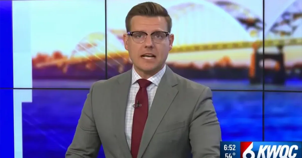 BLANK KWQC Dustin Nolan WEBP TD Dustin Nolan. (Screen capture via TV broadcast)