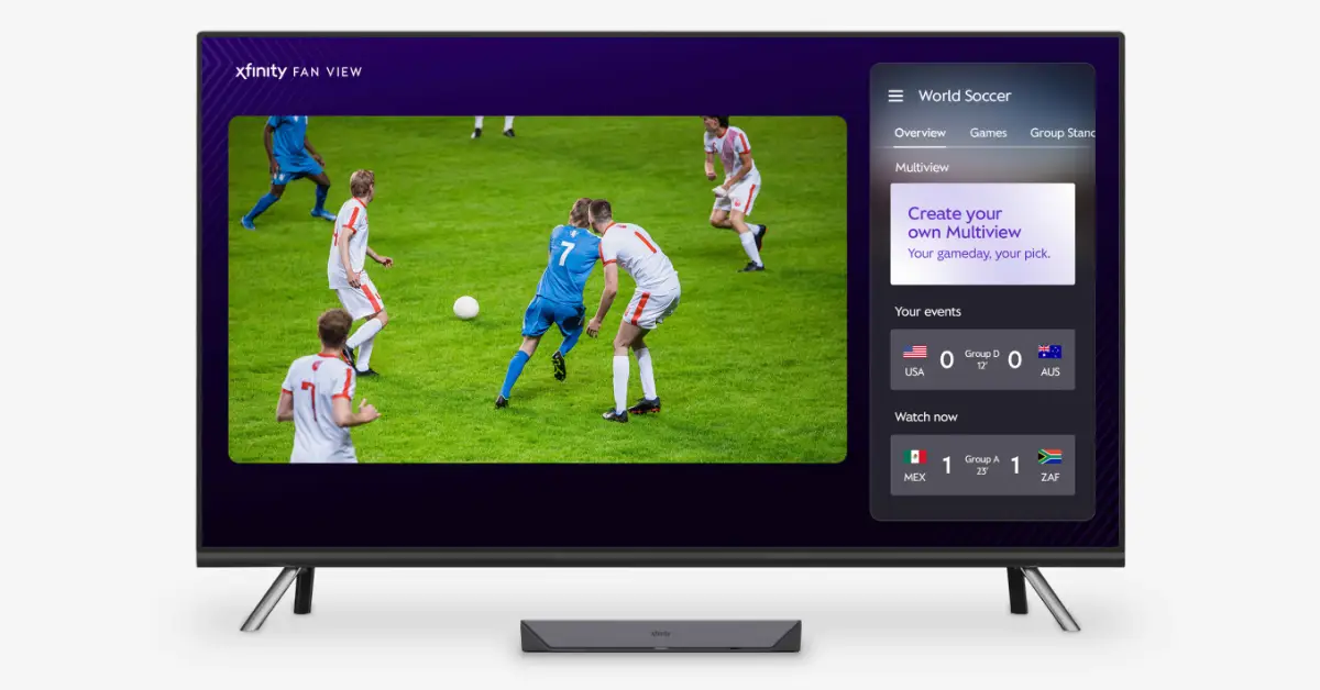 Comcast's Xfinity TV will offer access to FIFA World Cup games in 4K on its devices. (Courtesy image)