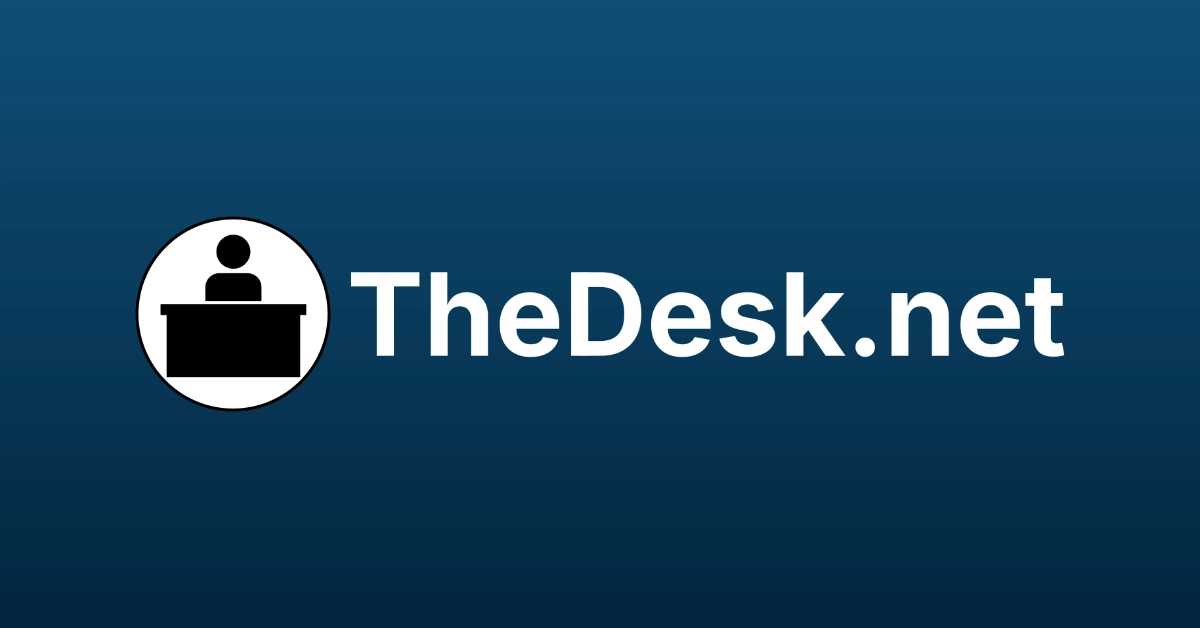 The logo of The Desk.