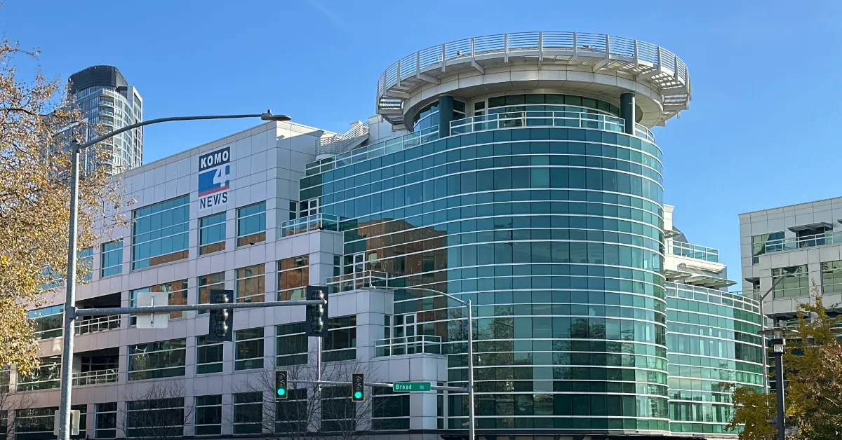 BLANK KOMO Seattle WEBP TD The studios of KOMO-TV in Seattle, Washington. (Photo via Wikimedia Commons)