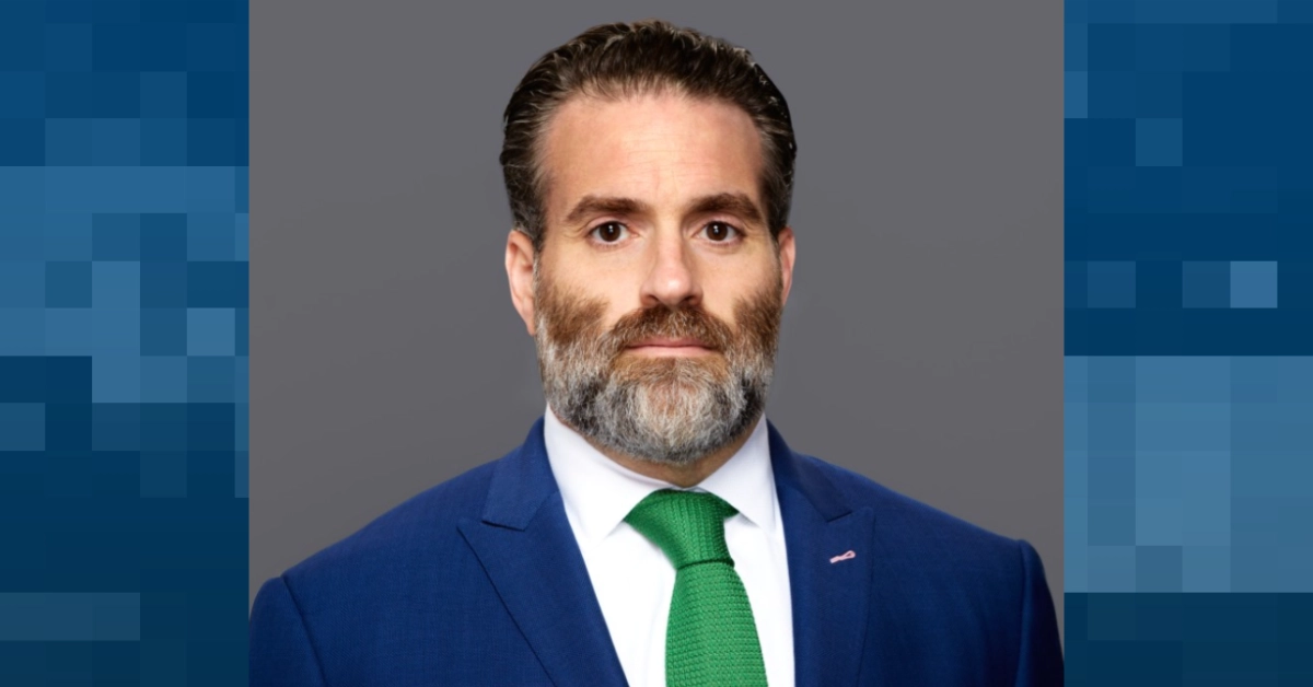 John Robertson. (Photo courtesy Hearst Television, Graphic by The Desk)