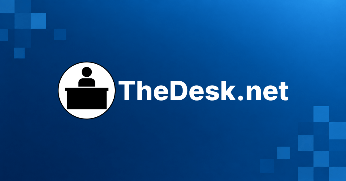 BLANK The Desk Slate Generick 2026 PNG TD The logo of TheDesk.net