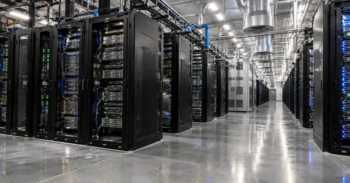 A data center used by an artificial intelligence company. (Stock image)