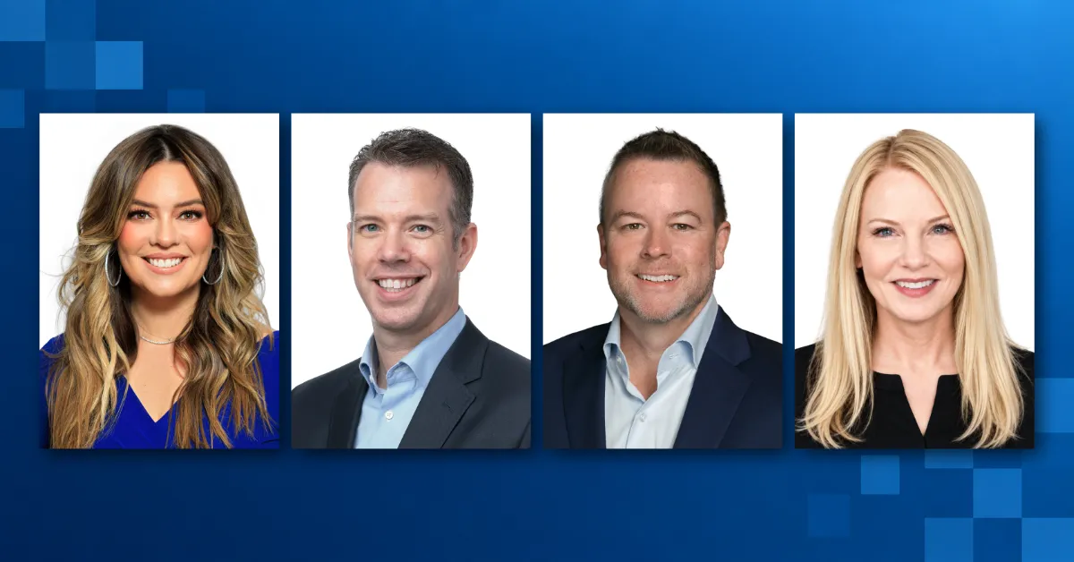 From left to right: Kristie Gonzales, Jay Donovan, Byron Wilkinson, Kari Jacobs. (Photos courtesy TEGNA, Graphic by The Desk)
