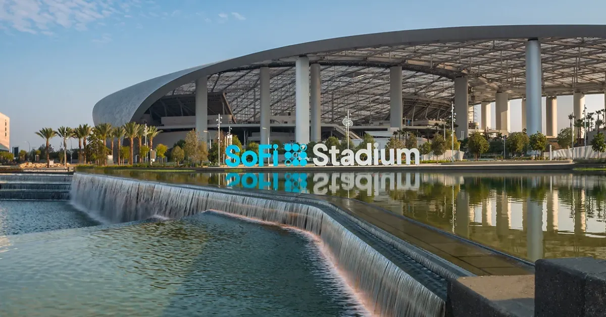 SoFi Stadium in Los Angeles will be the host venue for Super Bowl LXI in February 2027. (Photo courtesy SoFi Stadium)