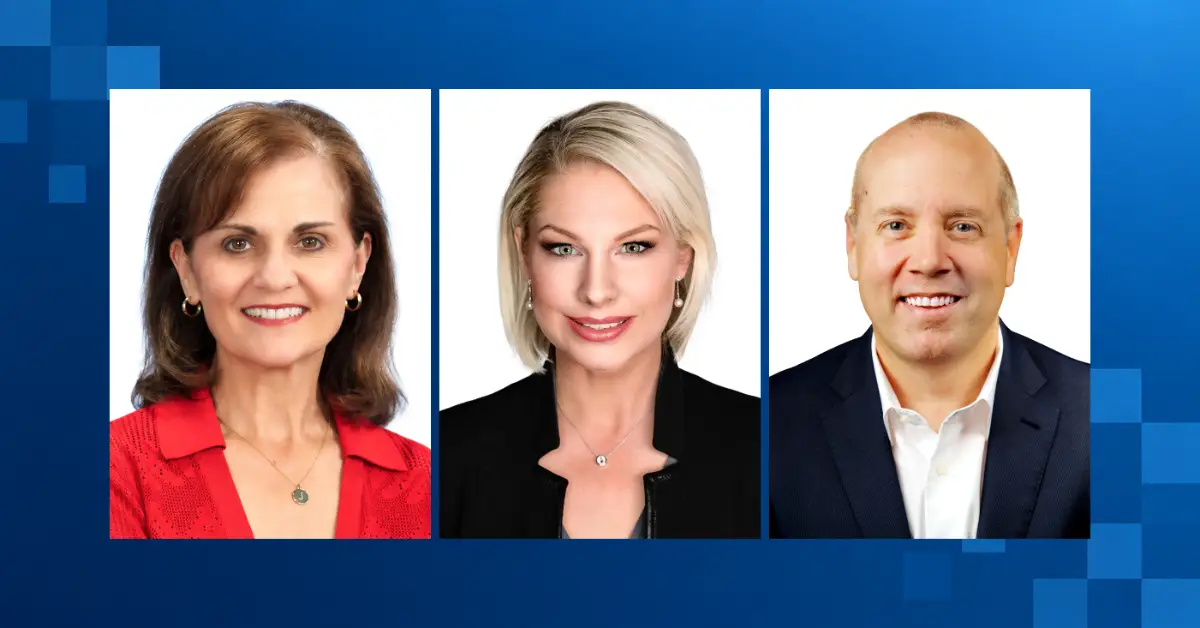 From left: Joan Barrett, Kate Morris, Brad Ramsey. (Courtesy photos, Graphic by The Desk)