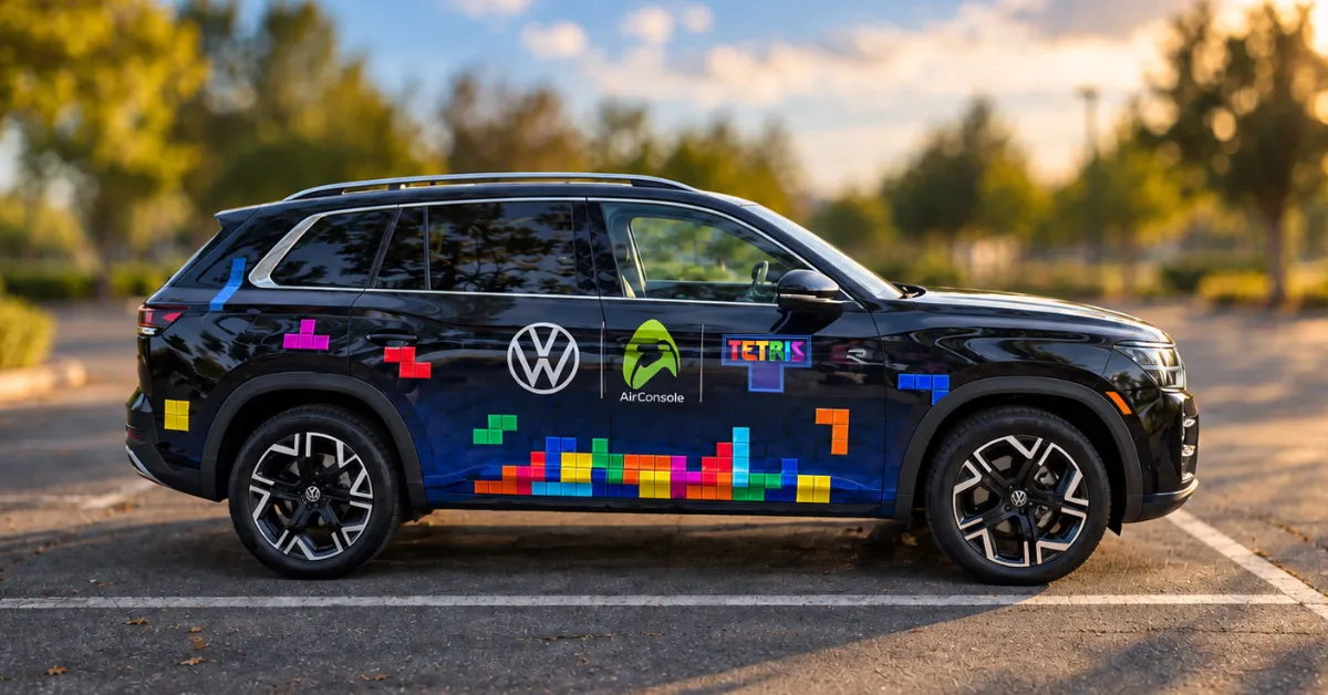 BLANK Tetris Volkswagen 2 WEBP TD Most newer-model Volkswagen cars with in-car entertainment systems will have access to the Tetris game. (Courtesy image)