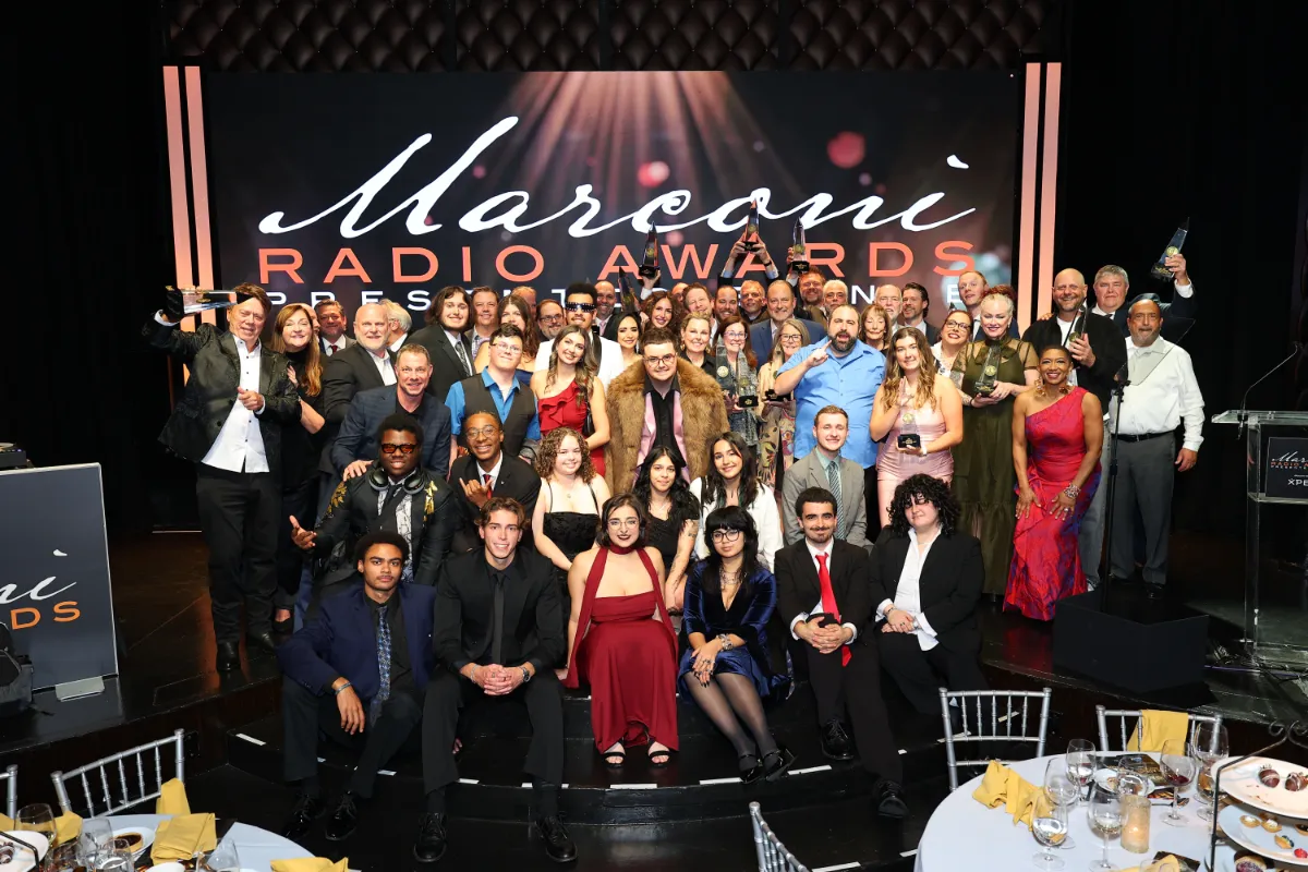 Group photo of 2026 Marconi Award winners. (Photo courtesy NAB Show New York)